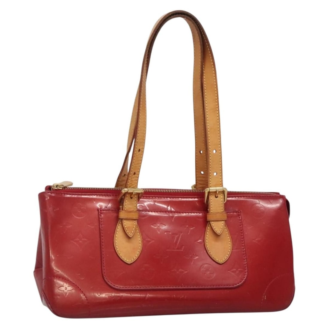 Louis Vuitton Rosewood Avenue Vernis Handbag Patent Leather Pomme D'amour M93507: Louis Vuitton Rosewood Avenue Vernis Handbag Patent Leather Pomme D'amour M93507 Louis Vuitton Rosewood Avenue handbag in Vernis patent leather with a Pomme D'amour finish. This women's bag is made in