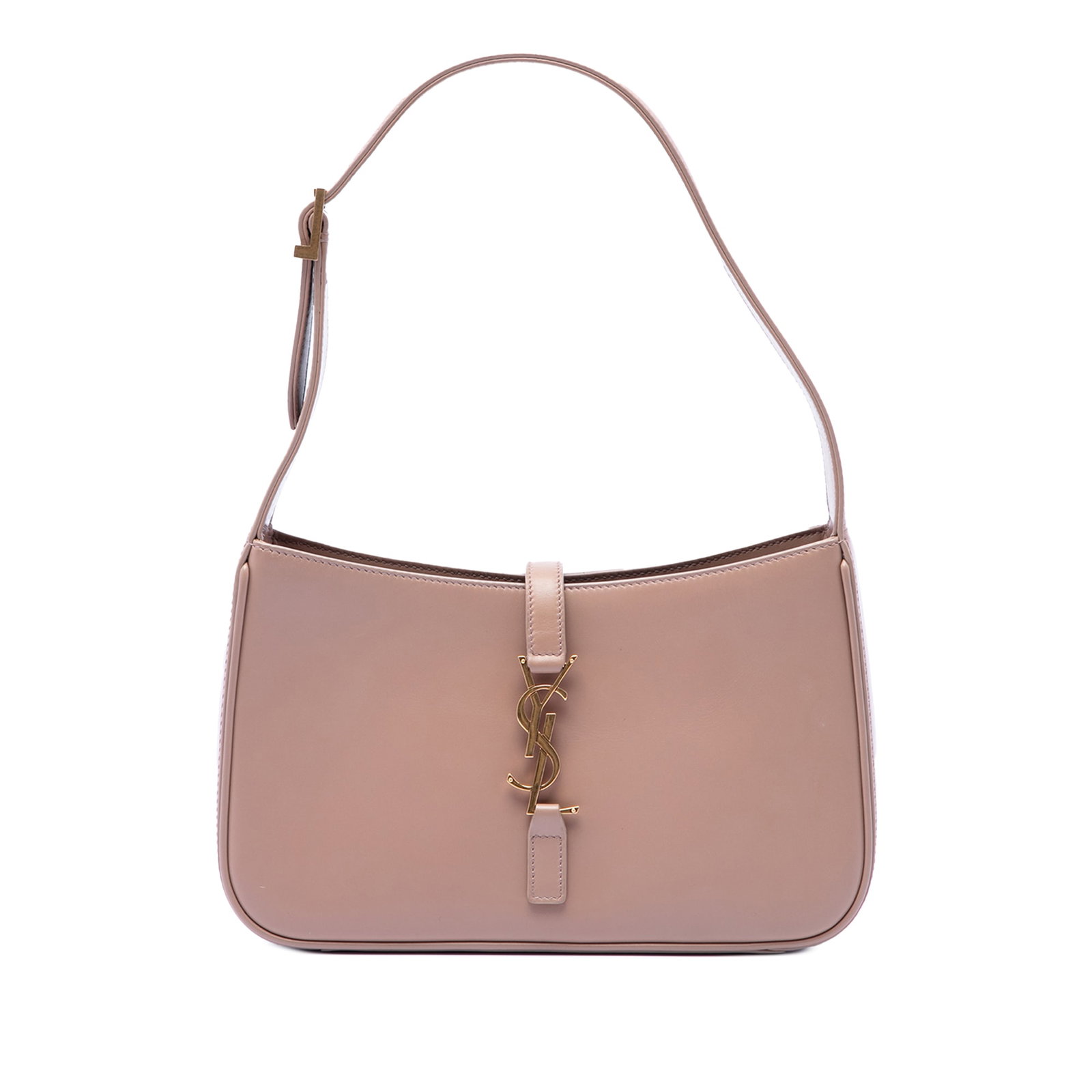 Saint Laurent Le 5 a 7 brown smooth calfskin shoulder bag (1 of 7)