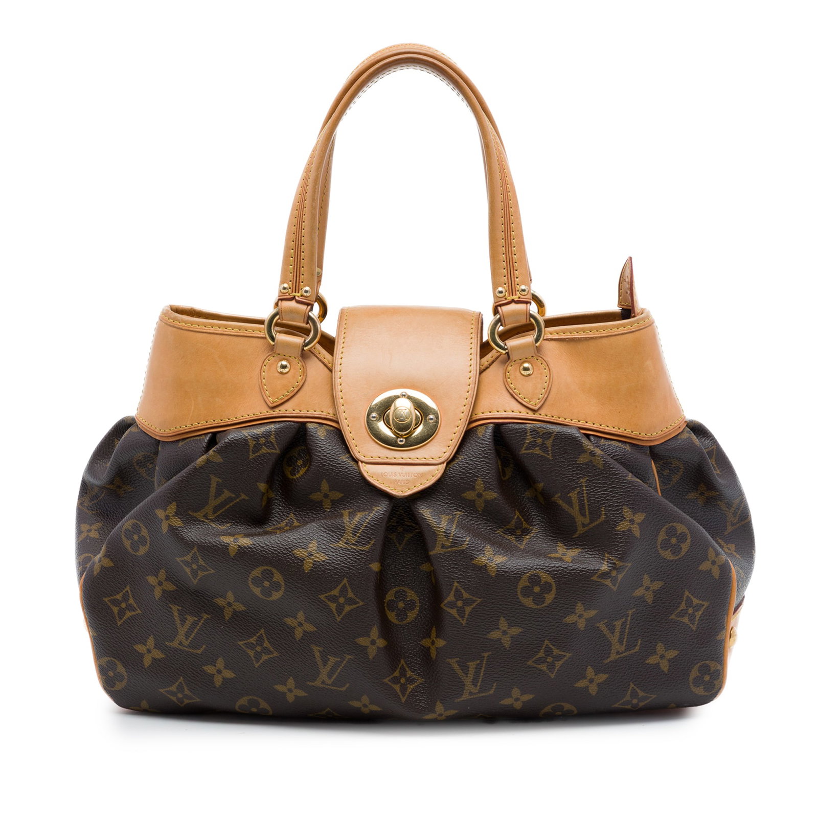 Louis Vuitton Boetie PM Monogram Canvas Shoulder Bag: Louis Vuitton Boetie PM Monogram Canvas Shoulder Bag Louis Vuitton Monogram Boetie PM handbag crafted with a monogram canvas body and vachetta leather trim. It features flat vachetta leather straps, a