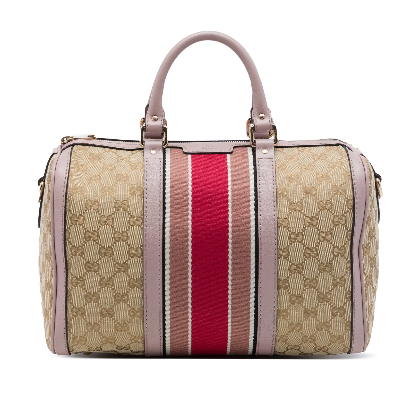 Gucci Joy Boston Satchel Medium GG Canvas Web Beige (1 of 6)