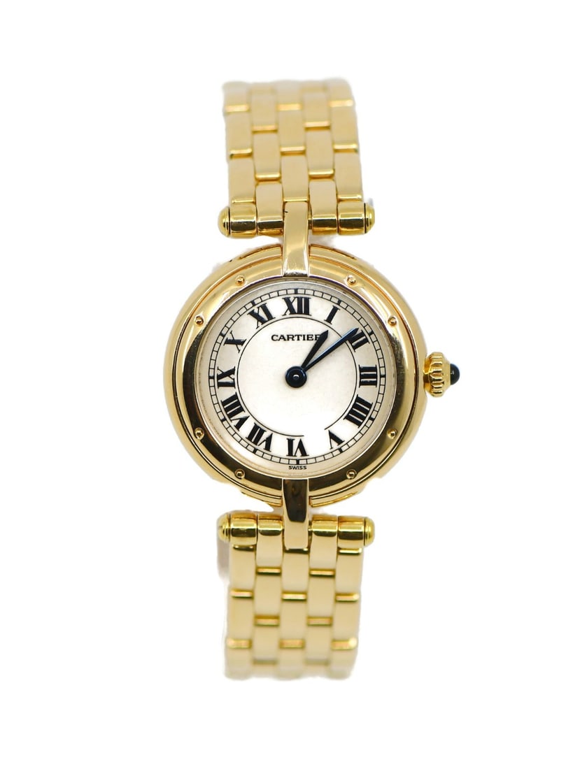 Cartier Panthere Vendome wristwatch in 18K yellow gold with box papers (1 of 5)