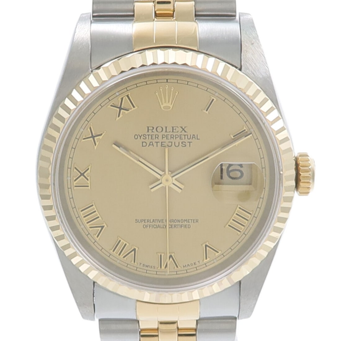 ROLEX 116233 Datejust mens automatic wristwatch in steel and 18K yellow gold: ROLEX 116233 Datejust mens automatic wristwatch in steel and 18K yellow gold Rolex Datejust model 116233 automatic wristwatch for men with a date display. This watch features a stainless steel and 18K