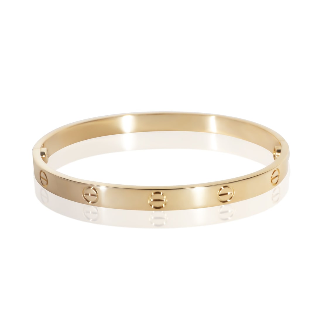 Cartier Love 18k Yellow Gold Bracelet with Box Papers (1 of 7)