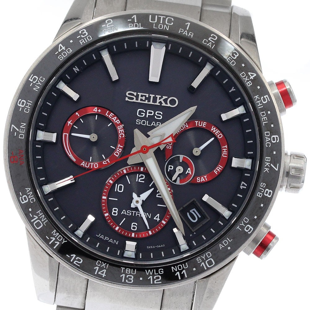 Seiko Astron SBXC017 5X53-0AF0 Shohei Ohtani Limited Watch Japan: Seiko Astron SBXC017 5X53-0AF0 Shohei Ohtani Limited Watch Japan Seiko Astron Shohei Ohtani 2019 Limited Edition men's wristwatch from Japan. This watch features a black dial and solar radio controlle
