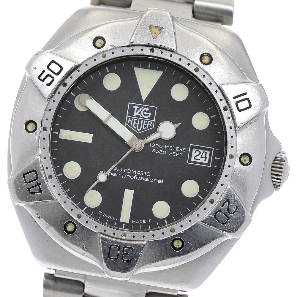 TAG Heuer Super Professional 840.006 automatic date mens wristwatch (1 of 6)