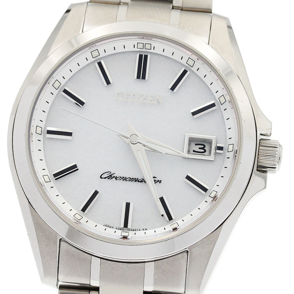CITIZEN The Citizen AQ4030-51A Tosa Washi Dial Solar Titanium Watch (1 of 6)