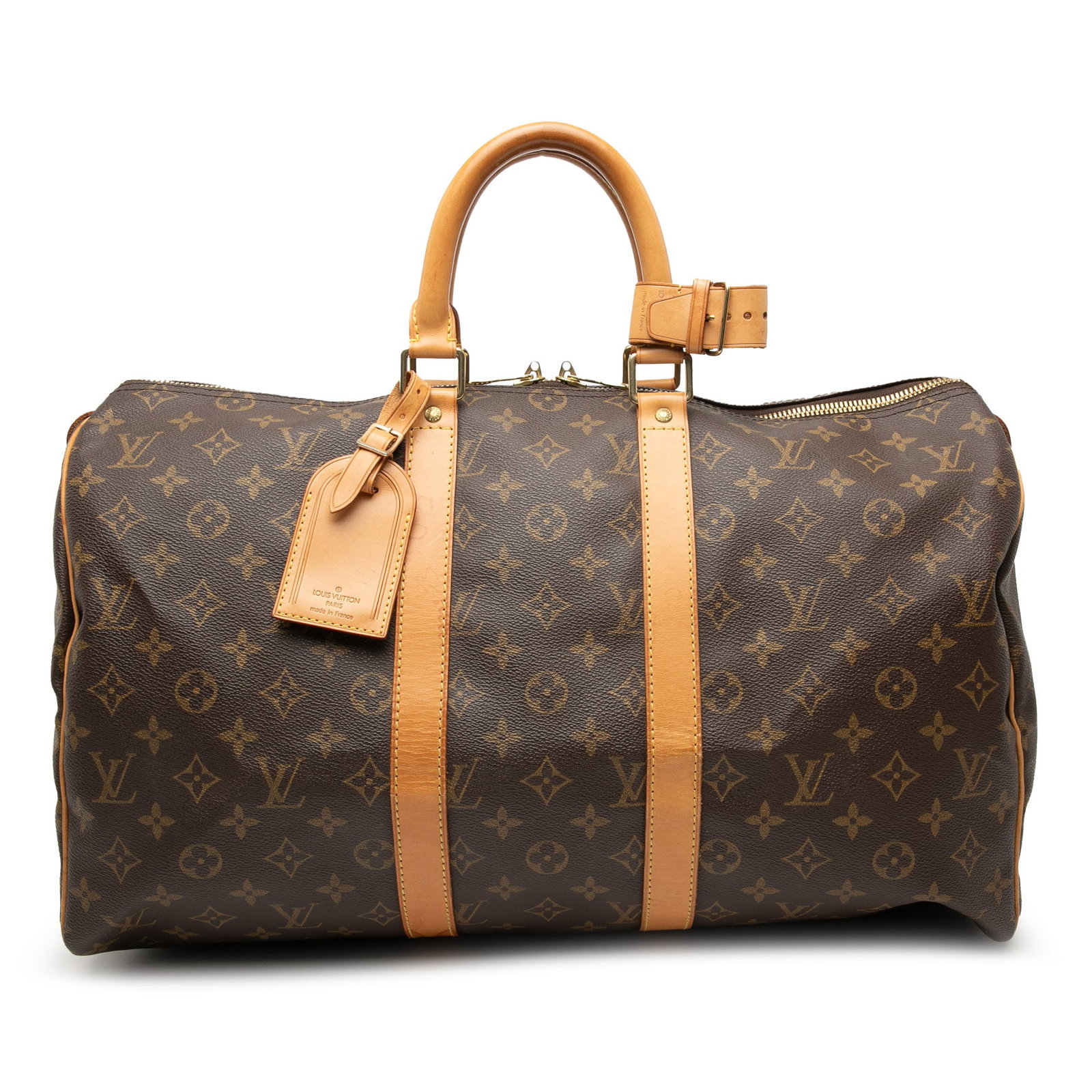 Louis Vuitton Monogram Keepall 45 Brown Canvas Bag (1 of 7)