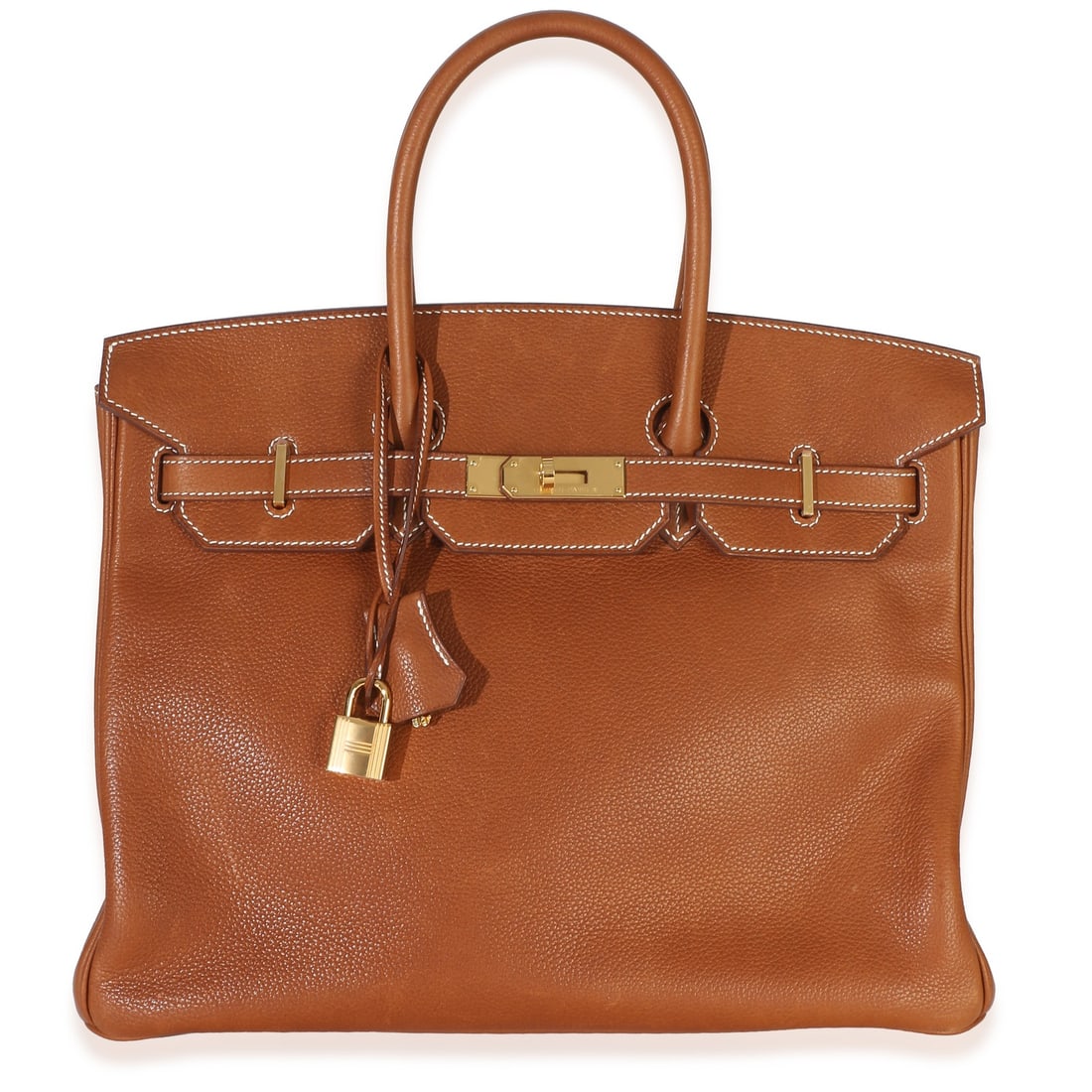 Hermes Birkin 35 top handle bag in Barenia leather (1 of 9)