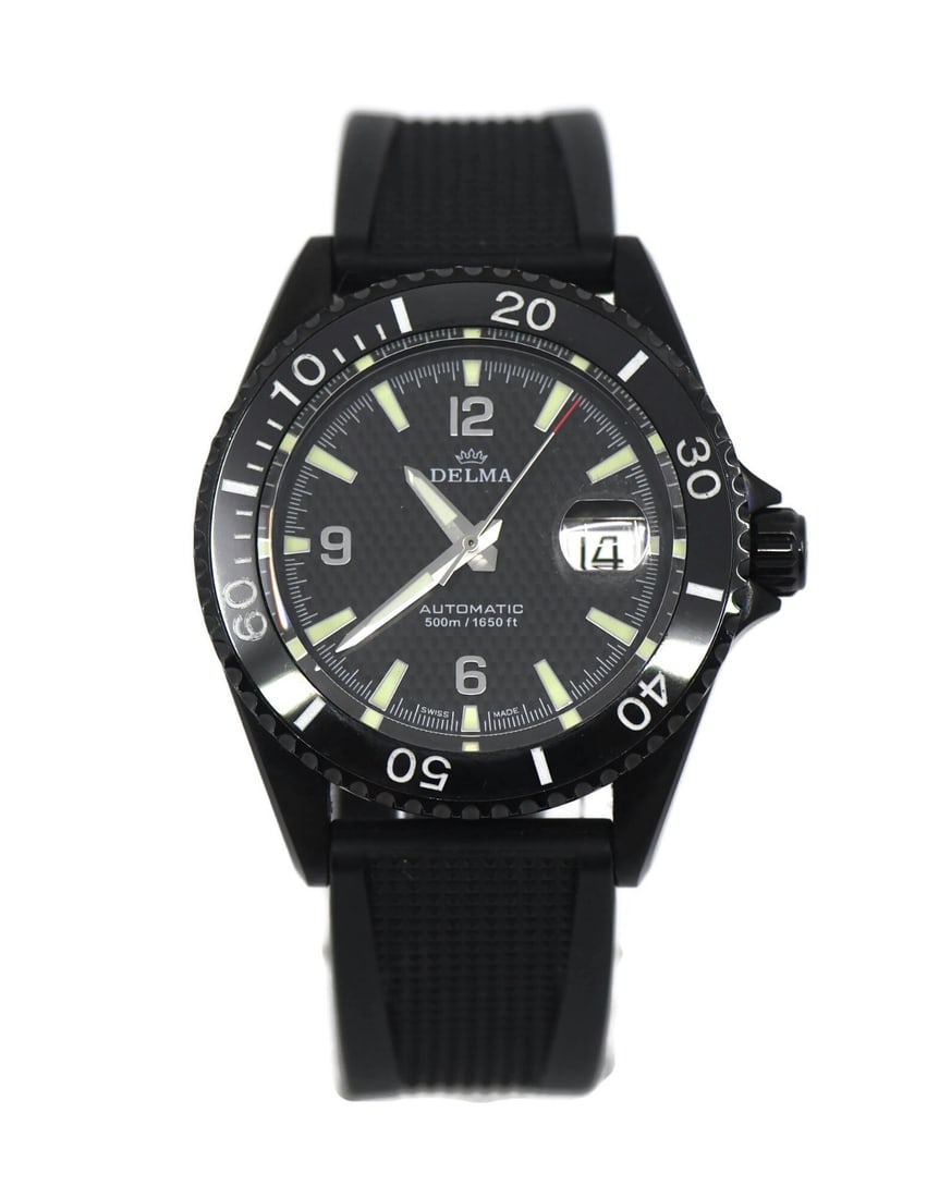 Delma Santiago men's stainless steel diver wristwatch (1 of 5)