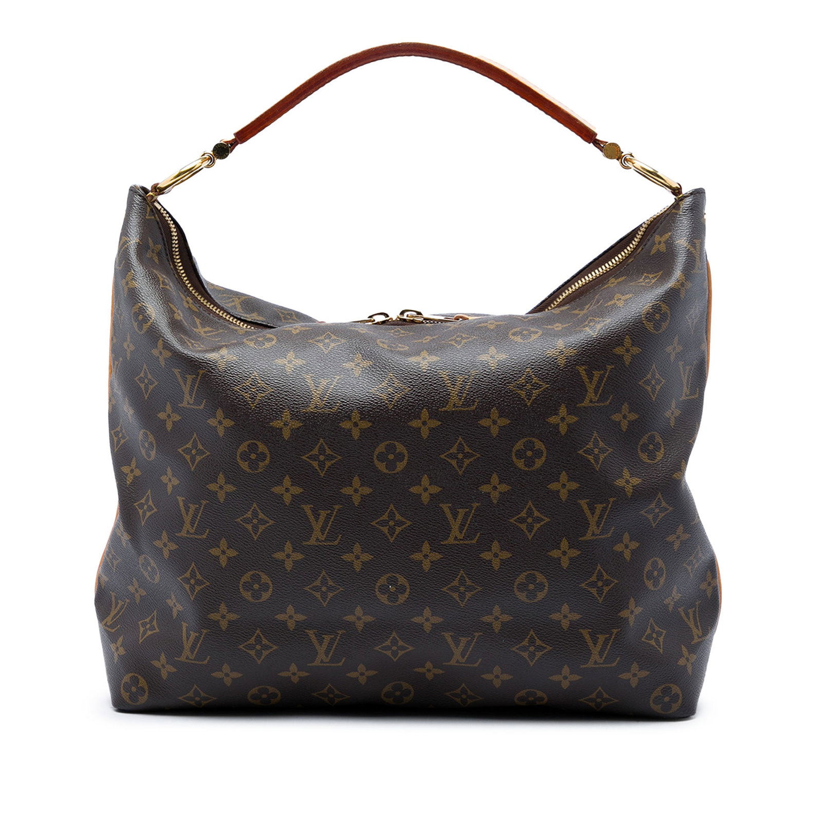 Louis Vuitton Graceful MM Monogram Shoulder Bag: Louis Vuitton Graceful MM Monogram Shoulder Bag The Louis Vuitton Monogram Graceful MM is a shoulder bag crafted with a monogram canvas body and a flat vachetta leather strap. It features a two-way to