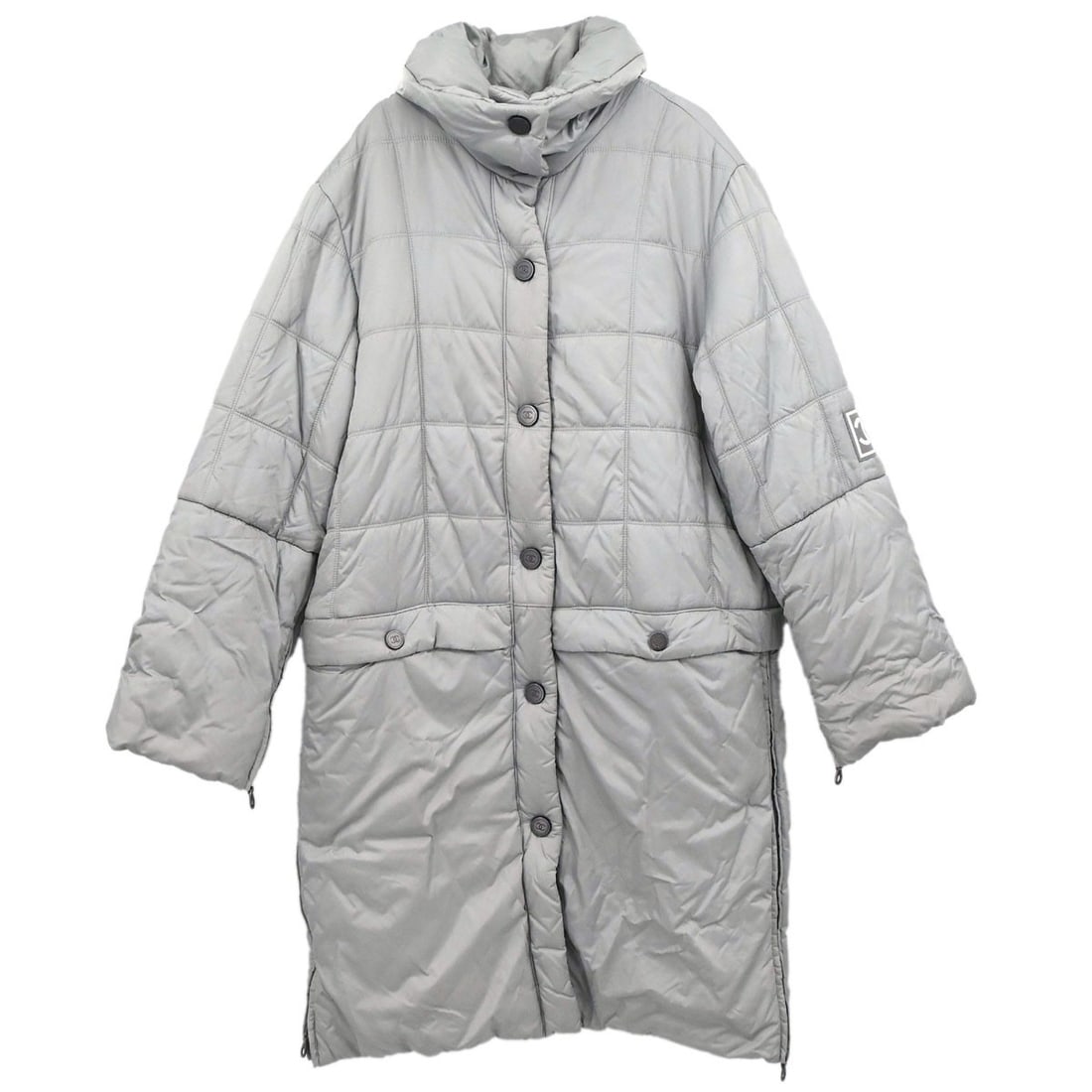 CHANEL Sport Line Gray Mid Length Zip Jacket Size 40 (1 of 16)
