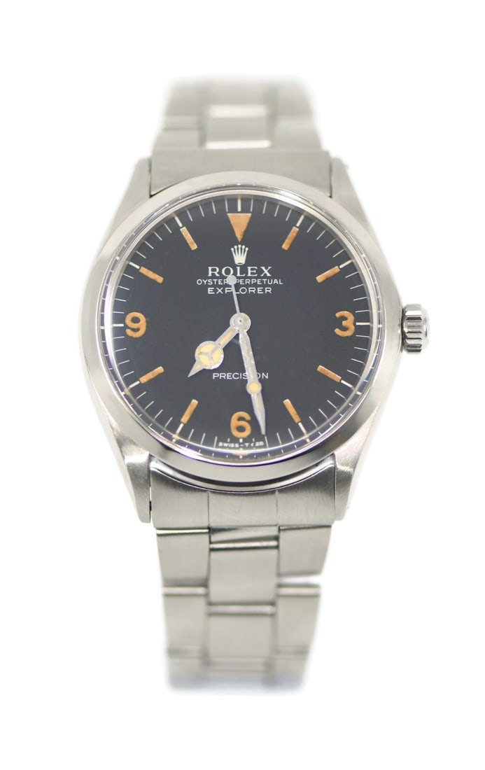 Rolex Explorer 5500 automatic wristwatch in stainless steel 34mm (1 of 3)