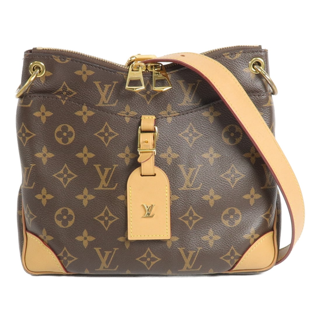 Louis Vuitton Odeon PM Monogram Shoulder Bag M45354 Brown: Louis Vuitton Odeon PM Monogram Shoulder Bag M45354 Brown Louis Vuitton Odeon PM shoulder bag in brown Monogram PVC coated canvas. This women's bag features a removable shoulder strap and a practical 