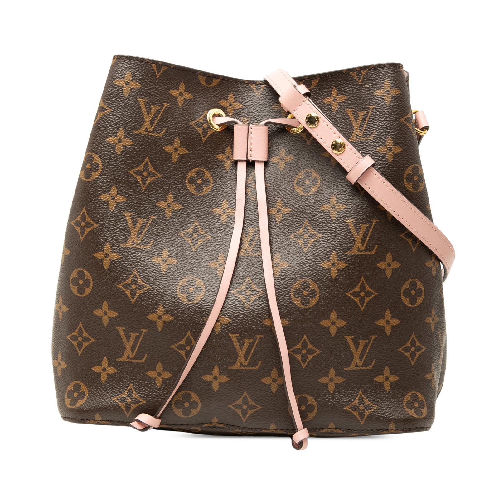 Louis Vuitton Neonoe MM Monogram Drawstring Shoulder Bag: Louis Vuitton Neonoe MM Monogram Drawstring Shoulder Bag Louis Vuitton Monogram Neonoe MM bucket bag crafted with a monogram canvas body and an adjustable, detachable flat leather strap. The bag featu