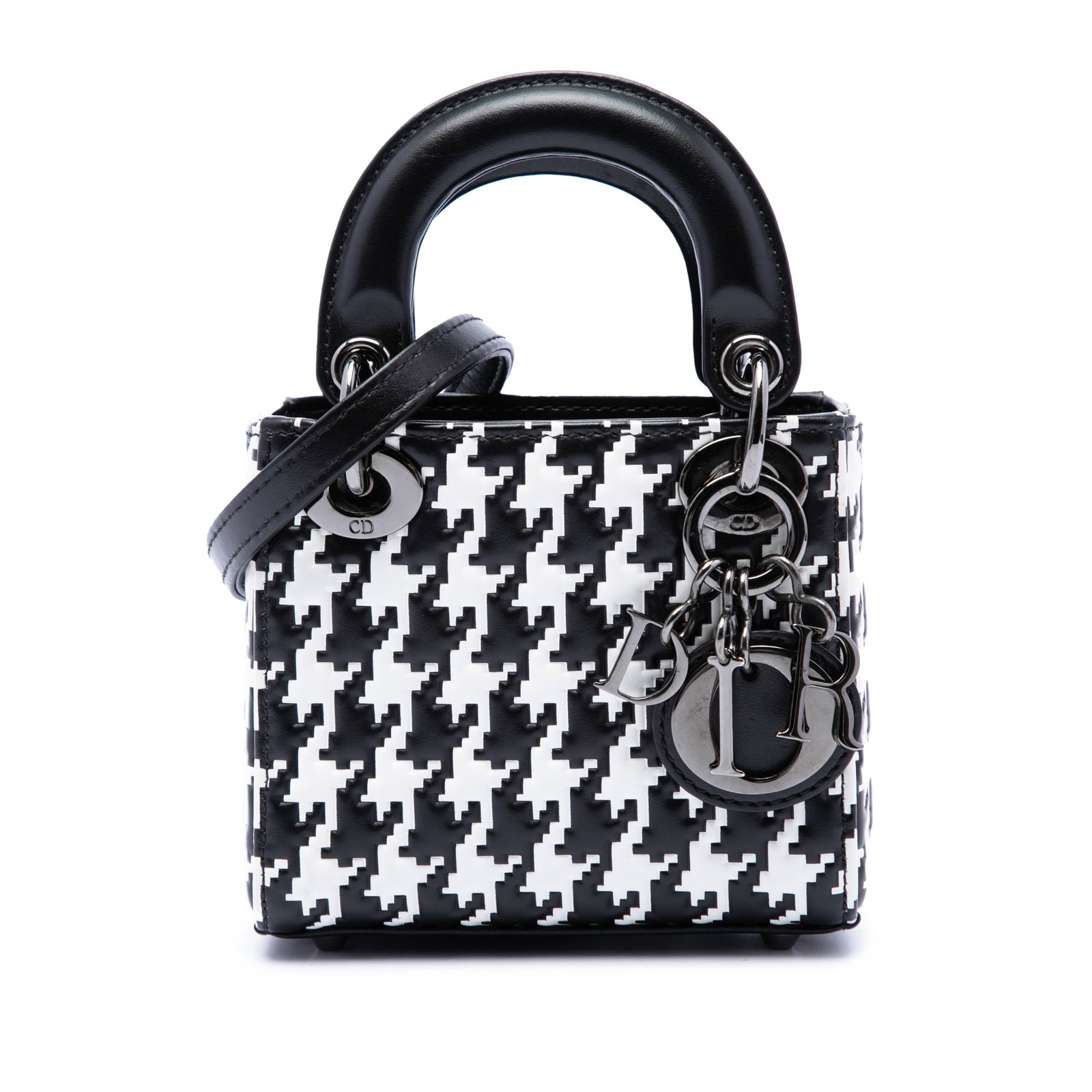 Dior Macro Lady Dior Micro Calfskin Bag Black (1 of 6)