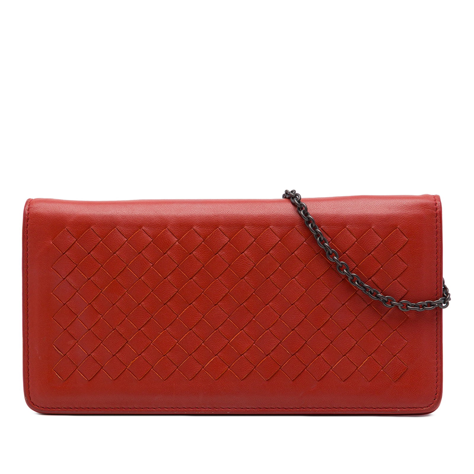 Bottega Veneta Intrecciato Nappa Leather Wallet on Chain Crossbody (1 of 6)
