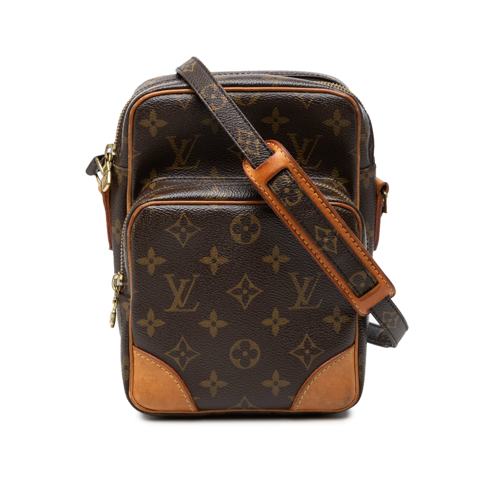 Louis Vuitton Amazone Monogram Shoulder Bag Brown (1 of 7)