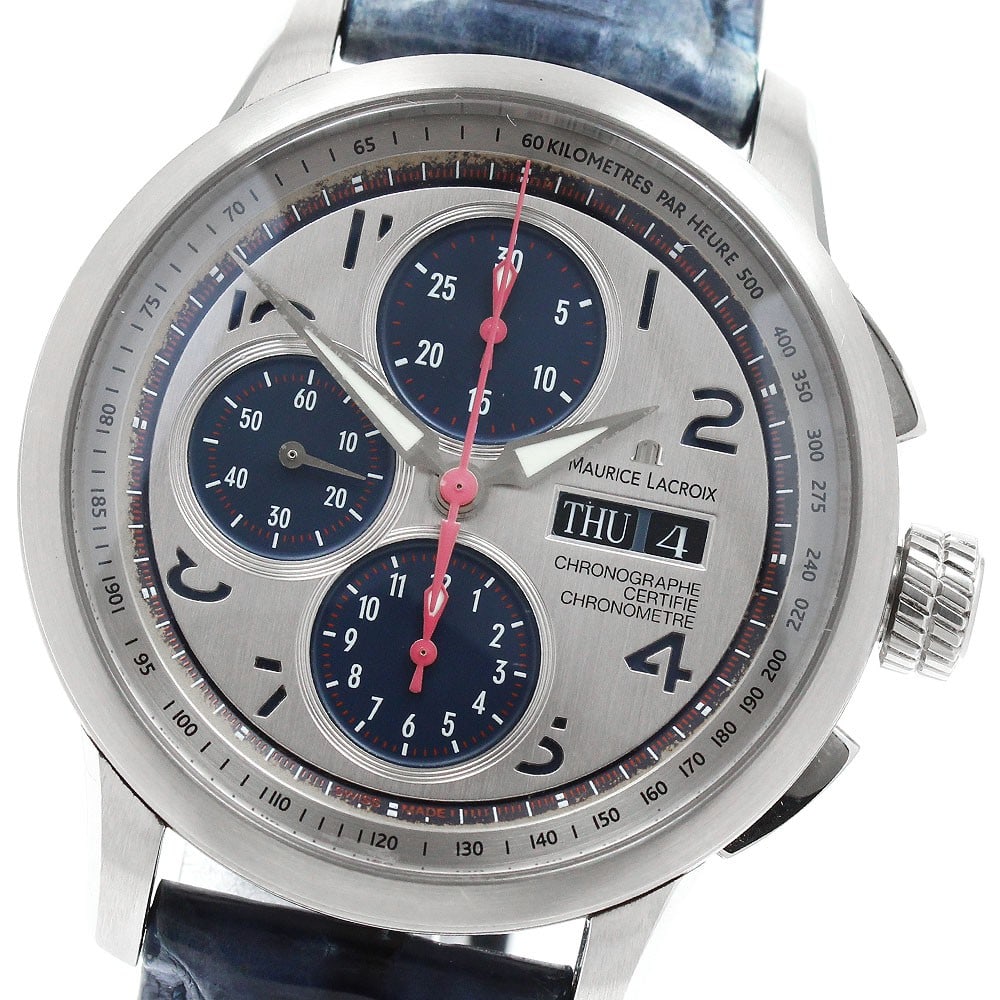 Maurice Lacroix Masterpiece Chronograph Automatic Mens Watch MP6018-SS001-12E (1 of 6)