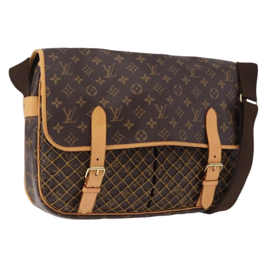 Louis Vuitton M40116 Congo MM Monogram Canvas Shoulder Bag: Louis Vuitton M40116 Congo MM Monogram Canvas Shoulder Bag Louis Vuitton Congo MM shoulder bag in Monogram canvas, made in France. This women's bag features an adjustable shoulder strap and includes o