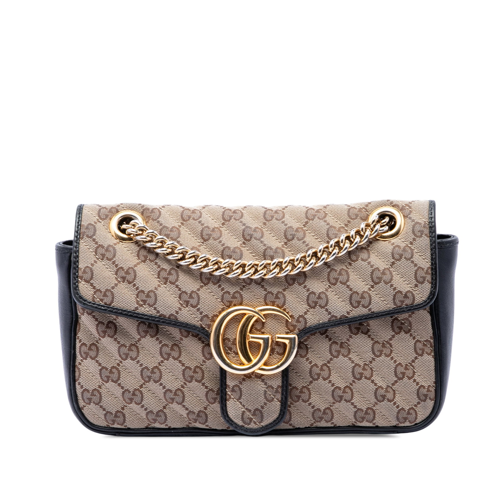 Gucci GG Marmont Medium Shoulder Bag in Beige Canvas (1 of 6)