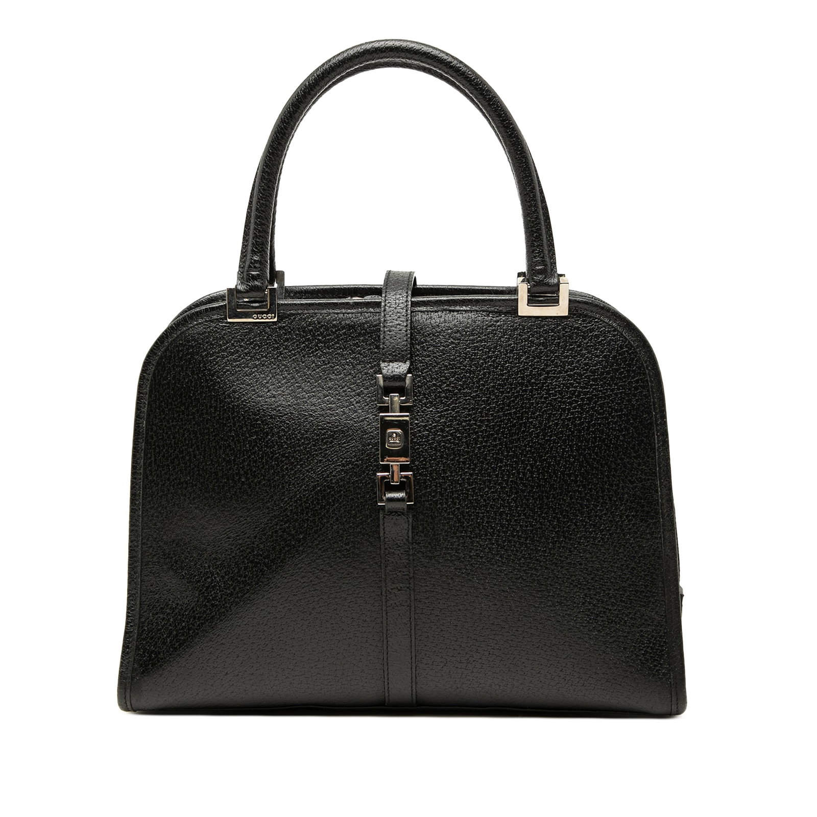 Gucci Jackie black grained calfskin leather handbag (1 of 6)