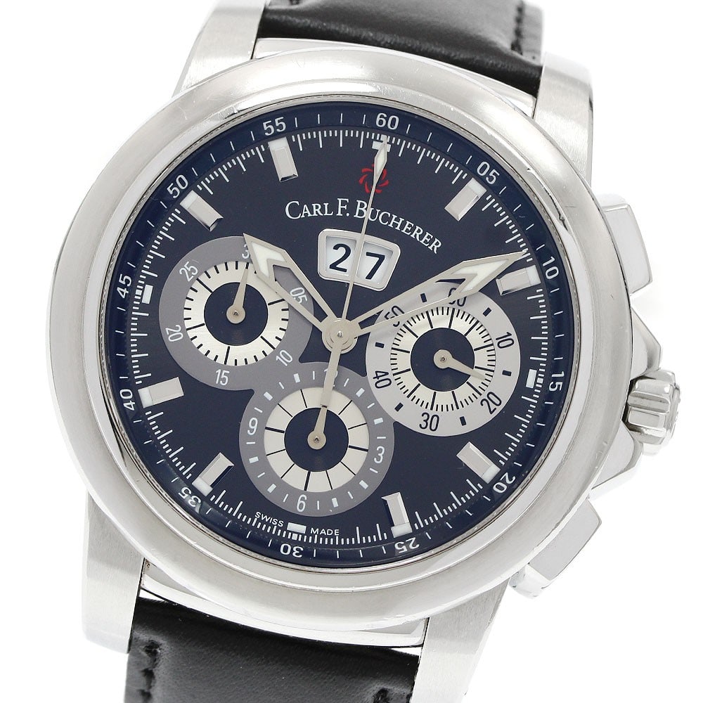 Carl F Bucherer Patravi 10624.08 mens automatic chronograph date watch (1 of 6)