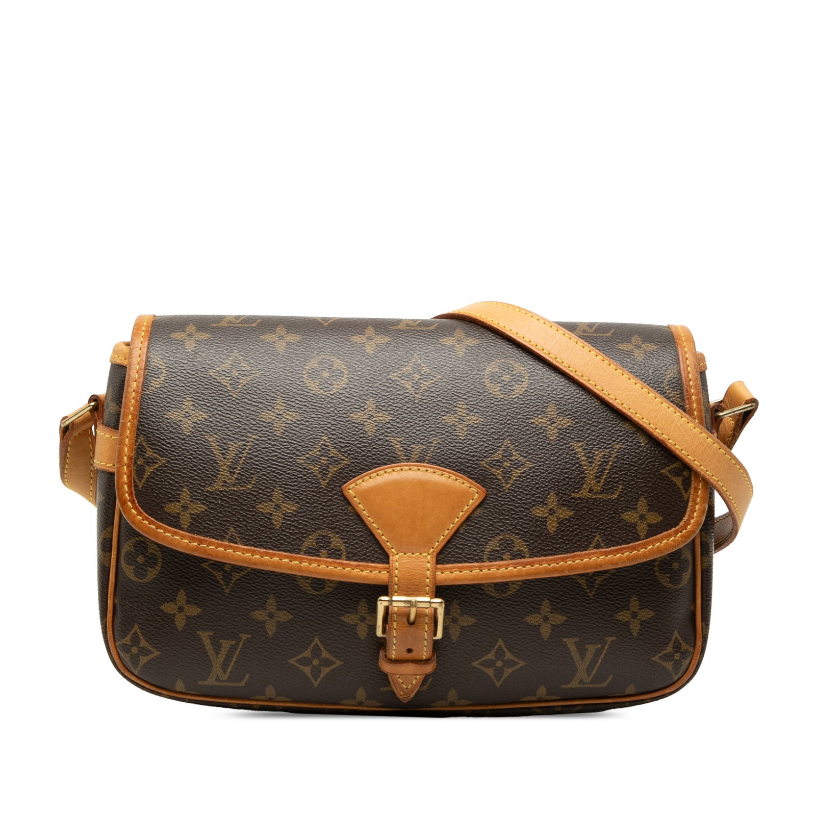 Louis Vuitton Sologne Monogram Canvas Shoulder Bag Brown (1 of 9)