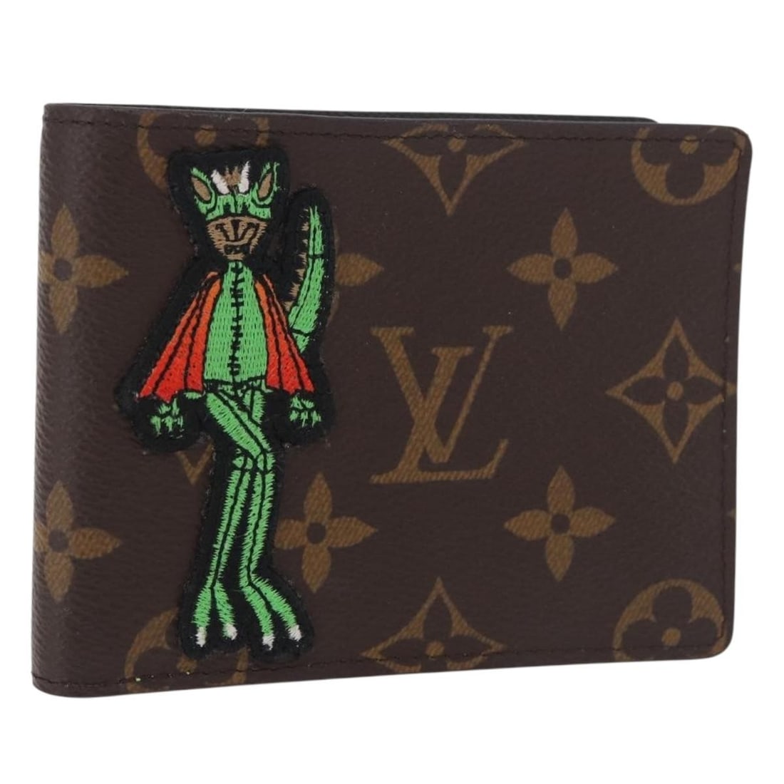 Louis Vuitton M80156 Animal Monogram bifold wallet Portefeuille Slender NM: Louis Vuitton M80156 Animal Monogram bifold wallet Portefeuille Slender NM Louis Vuitton Animal Monogram Portefeuille Slender NM bifold wallet in Monogram Canvas, made in France. It comes in Monogram 