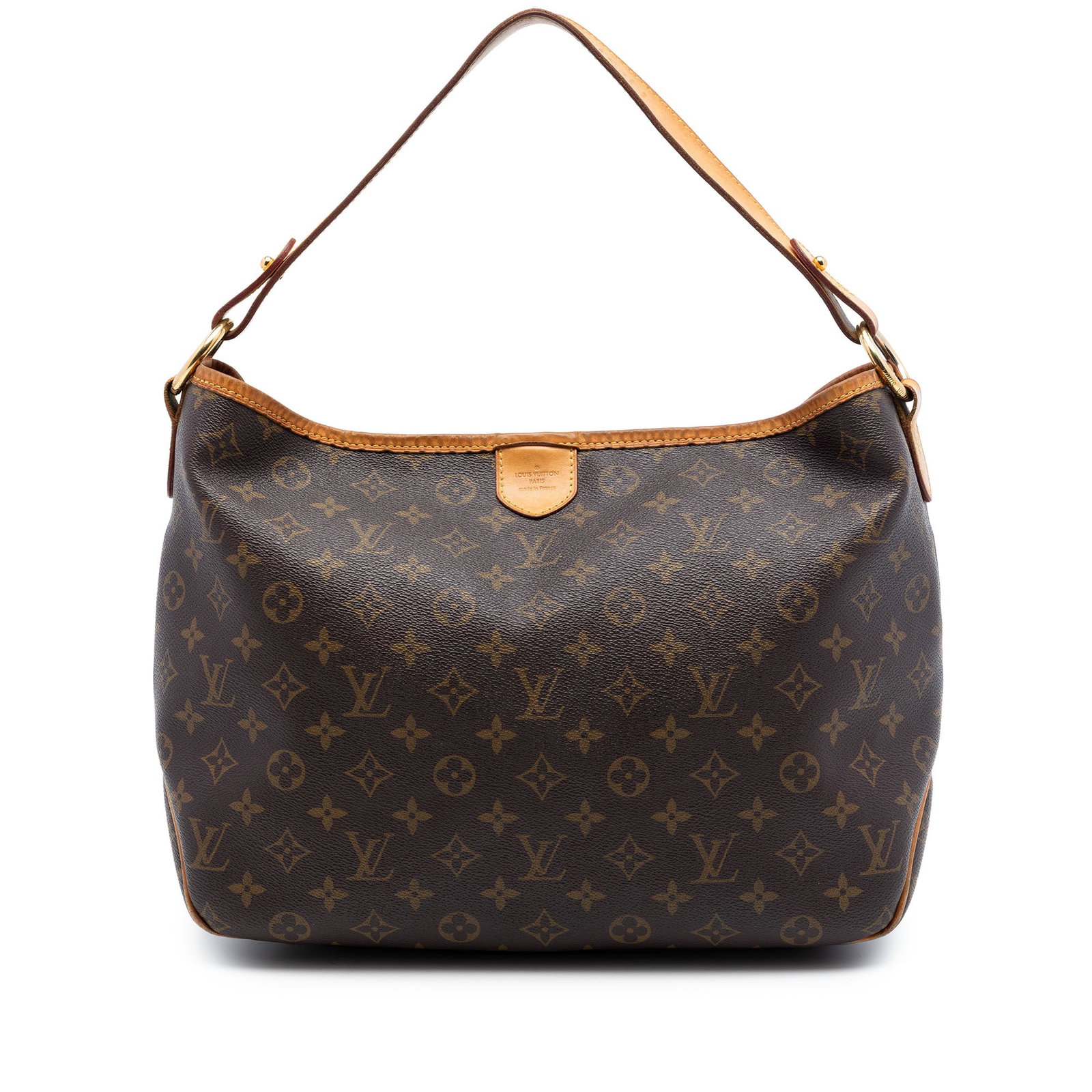 Louis Vuitton Delightful PM Monogram Shoulder Bag: Louis Vuitton Delightful PM Monogram Shoulder Bag The Louis Vuitton Monogram Delightful PM is a shoulder bag crafted with a monogram canvas body and vachetta leather trim. It features a flat vachetta 
