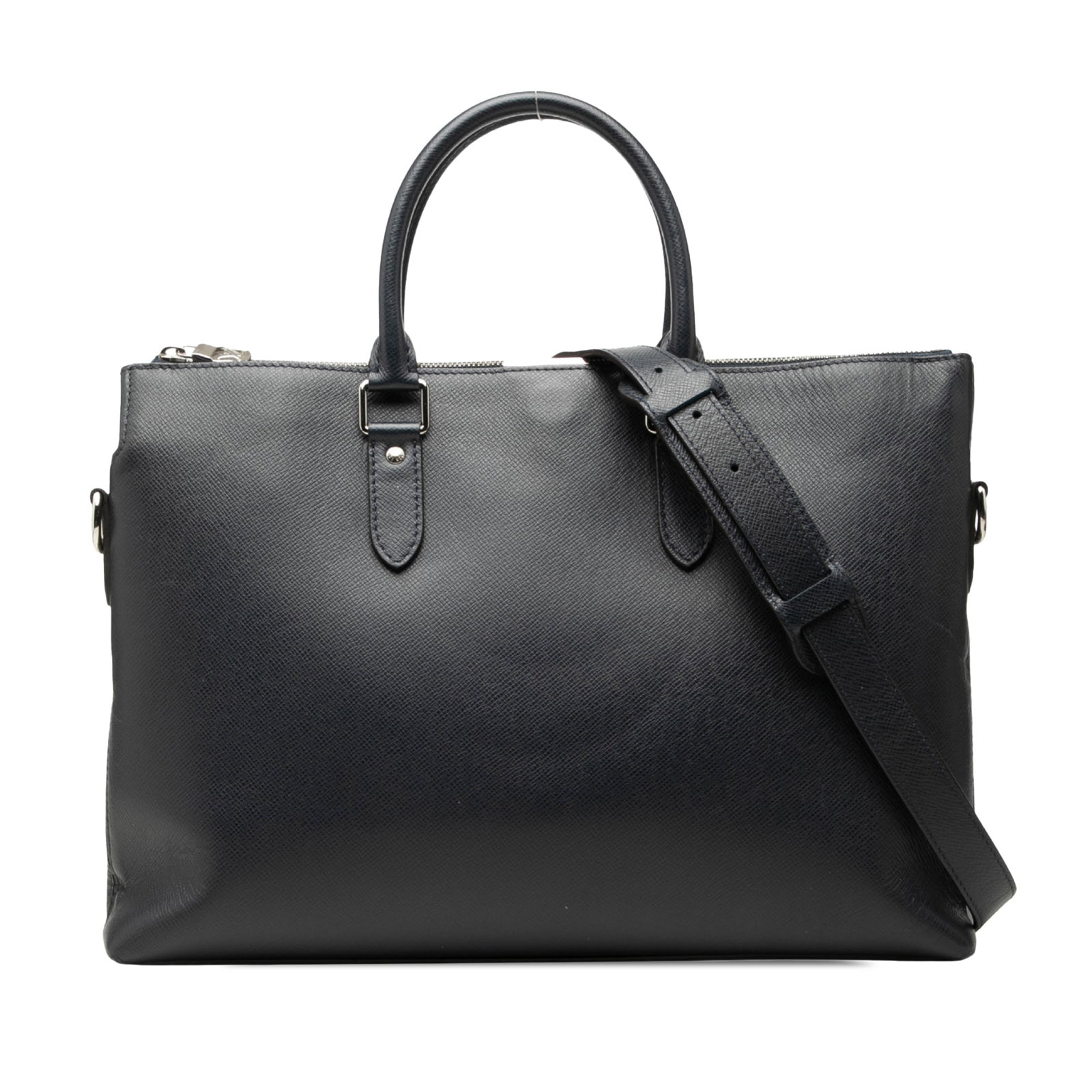 Louis Vuitton Anton Soft Briefcase in Blue Taiga Leather (1 of 6)