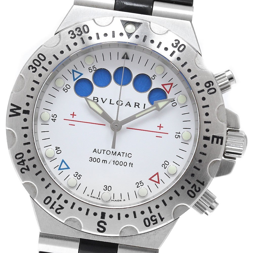 BVLGARI Diagono Scuba Regatta SD40SRE Automatic Chronograph Watch (1 of 6)