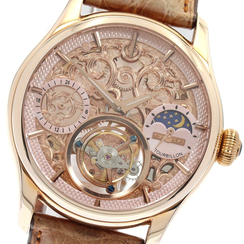MEMORIGIN Auspicious Plus mens manual wind tourbillon wristwatch (1 of 6)