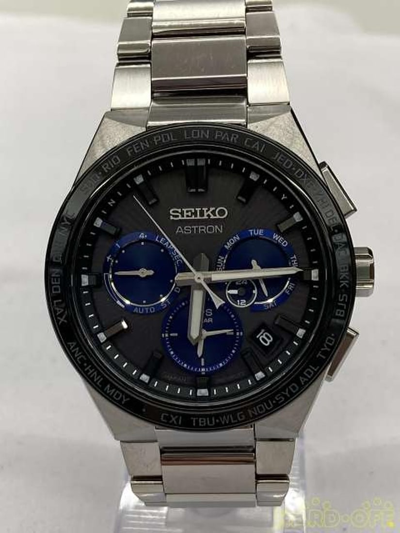 SEIKO Astron Nexter mens GPS Solar wristwatch SBXC119 5X53-0BU0: SEIKO Astron Nexter mens GPS Solar wristwatch SBXC119 5X53-0BU0 Seiko Astron Nexter GPS Solar men's wristwatch, model SBXC119/5X53-0BU0. Made in Japan, this watch comes with its outer box, inner box, 