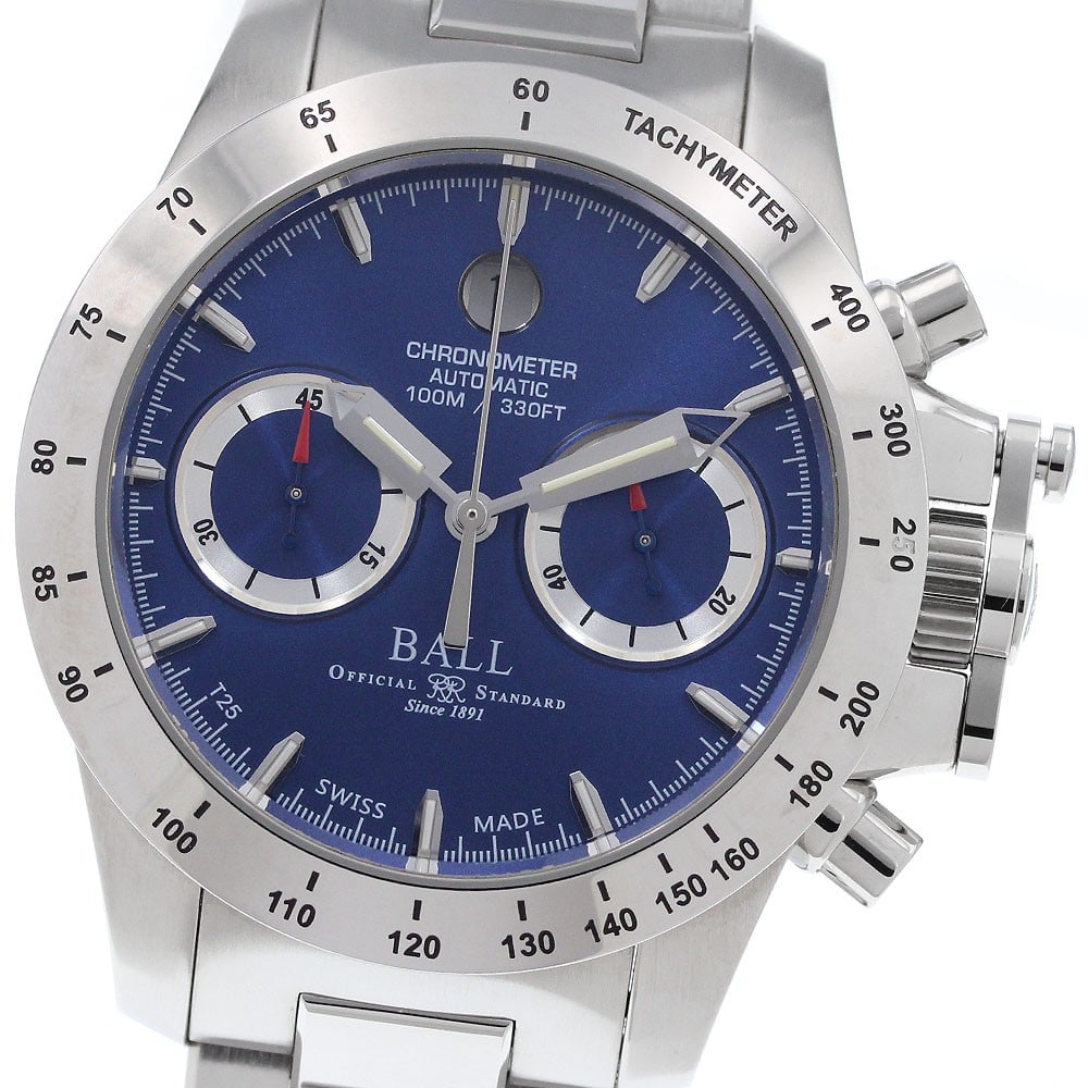 BALLWATCH Engineer Hydrocarbon Magnate blue automatic chronograph watch: BALLWATCH Engineer Hydrocarbon Magnate blue automatic chronograph watch BALLWATCH Engineer Hydrocarbon Magnate Chronograph Automatic wristwatch for men with a blue dial and automatic movement. This st