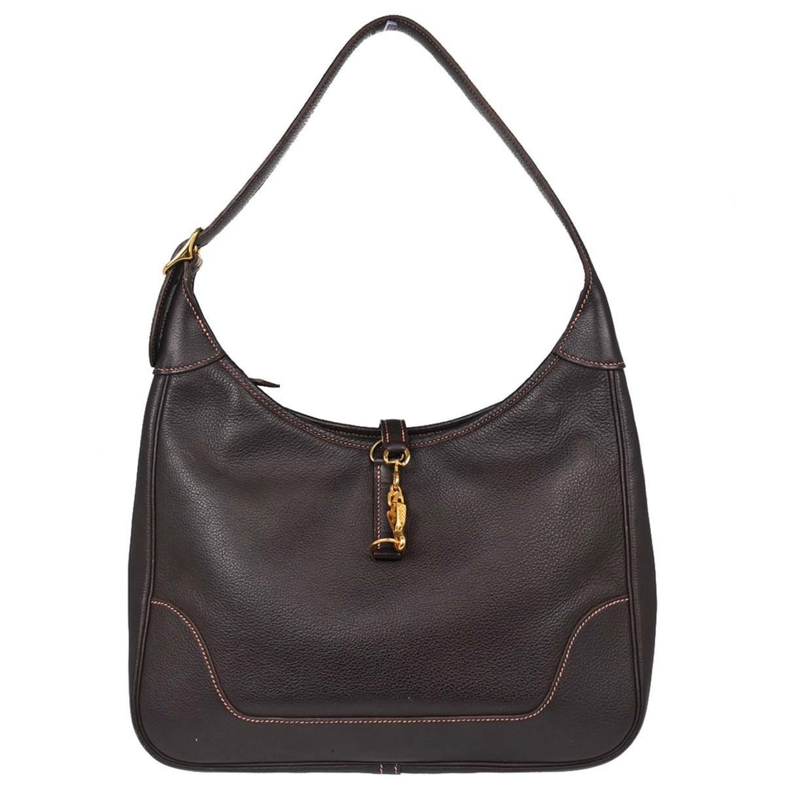 HERMES Trim 31 Havane Togo Leather Shoulder Bag France (1 of 15)