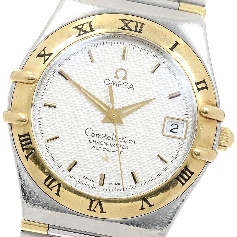 Omega Constellation 1302.30 mens automatic chronometer wristwatch: Omega Constellation 1302.30 mens automatic chronometer wristwatch Omega Constellation Chronometer half-bar automatic men's wristwatch with a silver dial and date display. This Swiss-made watch feature