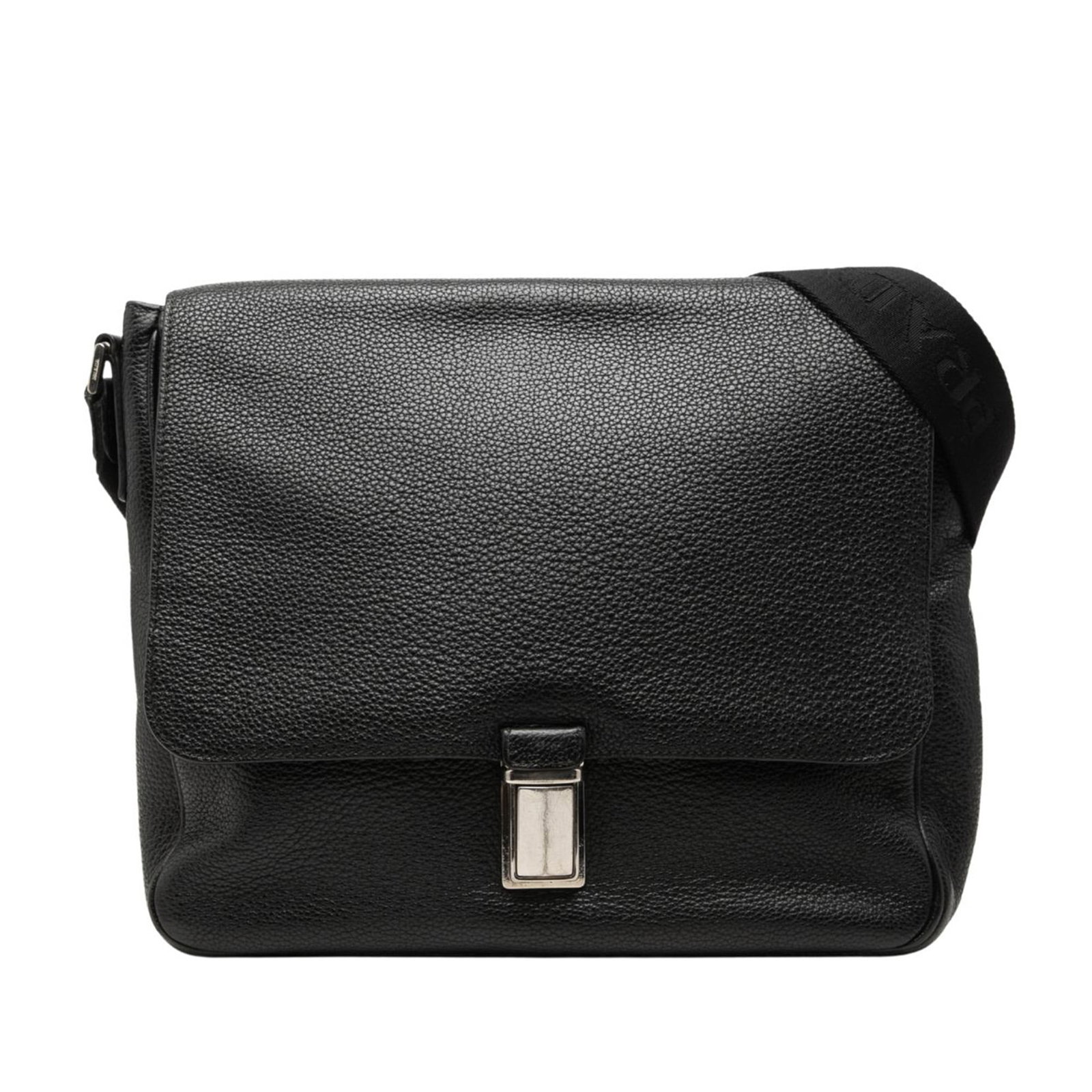 Prada Vitello Phenix leather crossbody bag with flap (1 of 6)