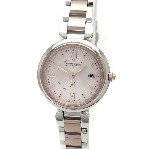 Citizen ES9465-50W XC Mizu womens titanium radio-controlled wristwatch: Citizen ES9465-50W XC Mizu womens titanium radio-controlled wristwatch Citizen XC Mizu Collection ES9465-50W women's wristwatch with a transparent, soft design inspired by water ripples. This Eco-Driv