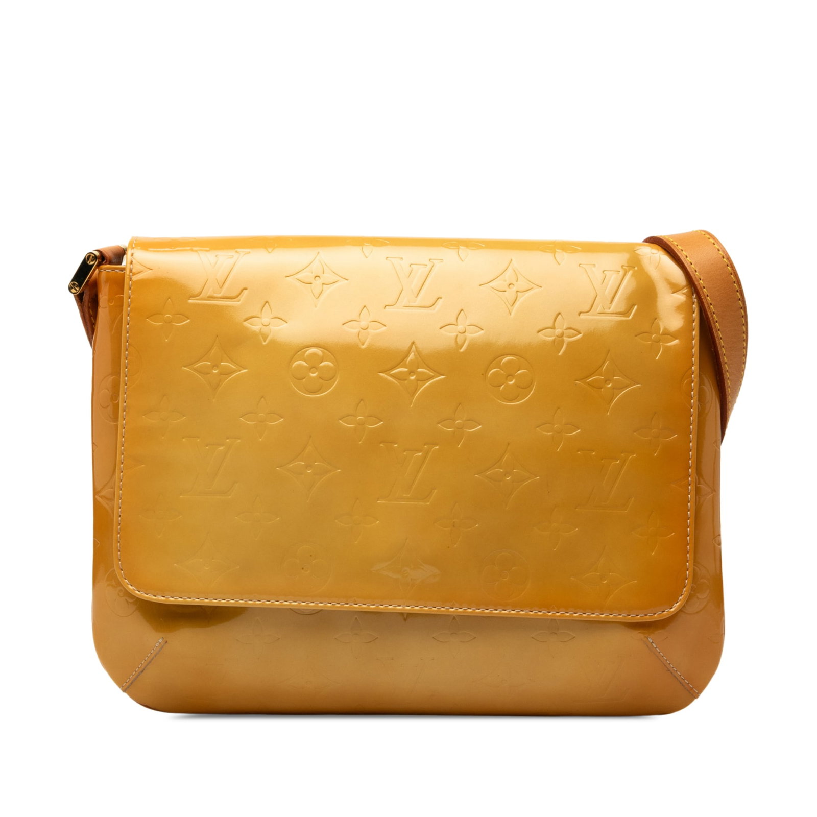 Louis Vuitton Thompson Street Monogram Vernis Leather Shoulder Bag: Louis Vuitton Thompson Street Monogram Vernis Leather Shoulder Bag A Louis Vuitton Monogram Vernis Thompson Street shoulder bag crafted with a monogram vernis leather body, an adjustable flat vachetta