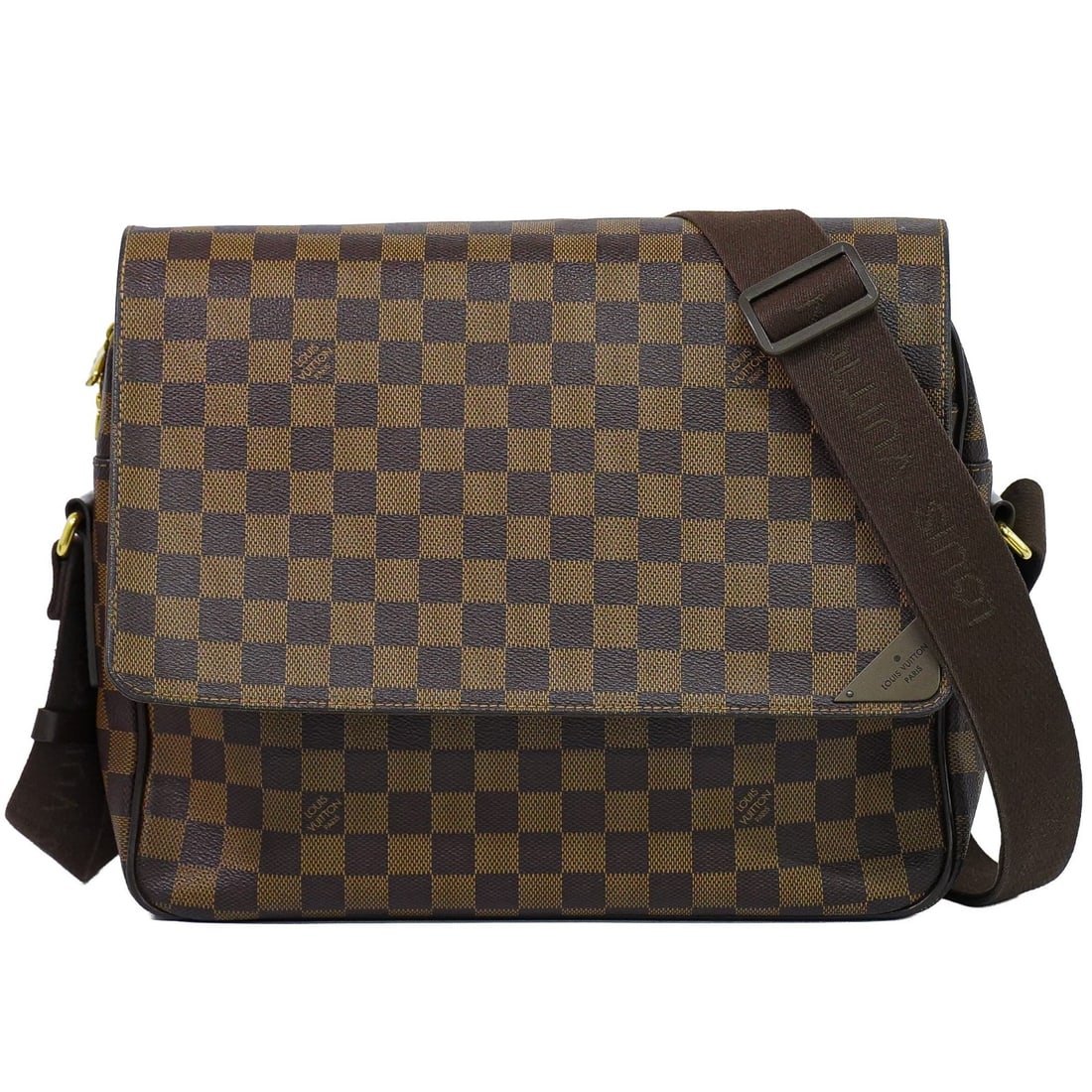 Louis Vuitton Shelton Messenger Bag Damier Ebene Canvas Brown (1 of 18)
