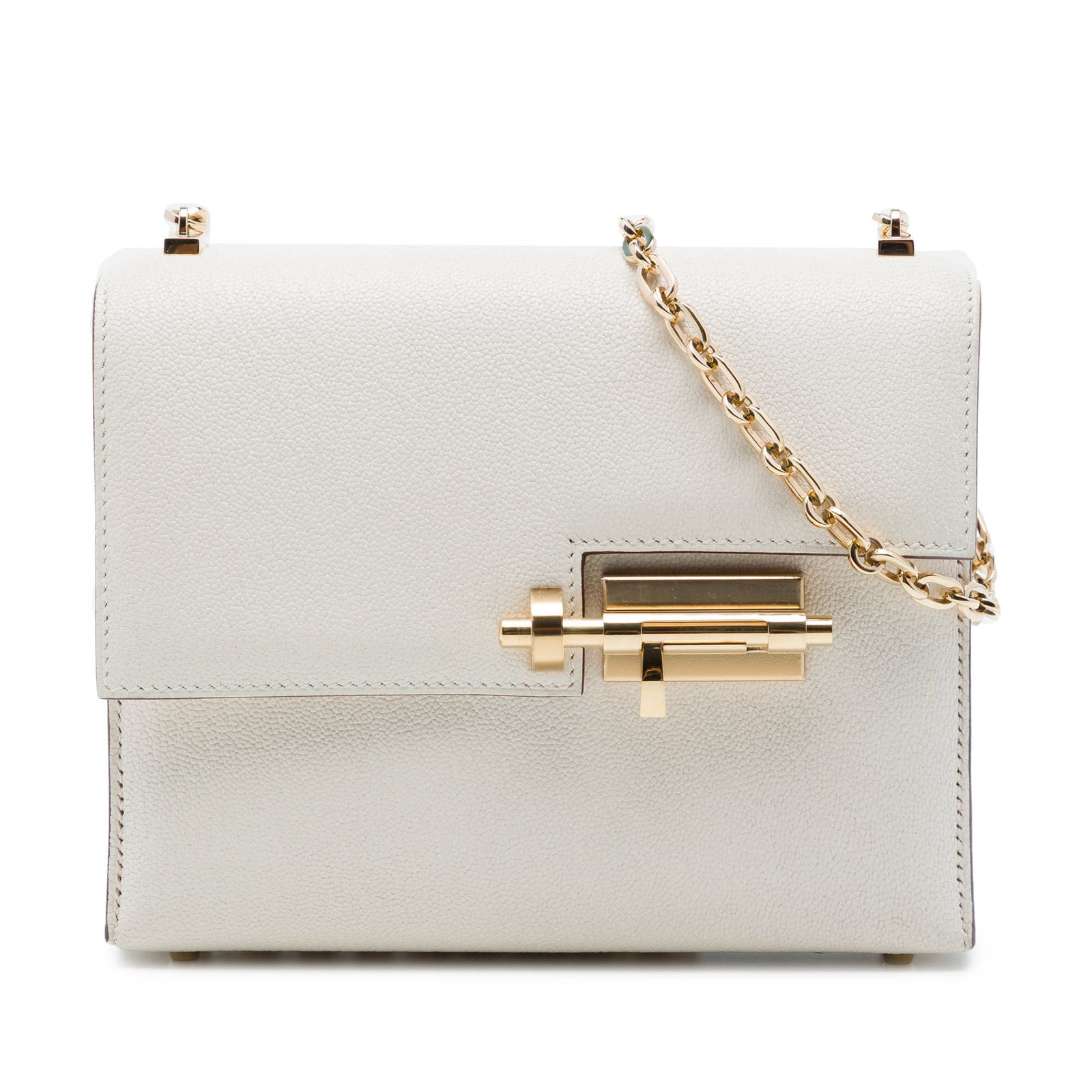 Hermes Verrou Chaine Mini Bag in Chevre Mysore Leather (1 of 6)