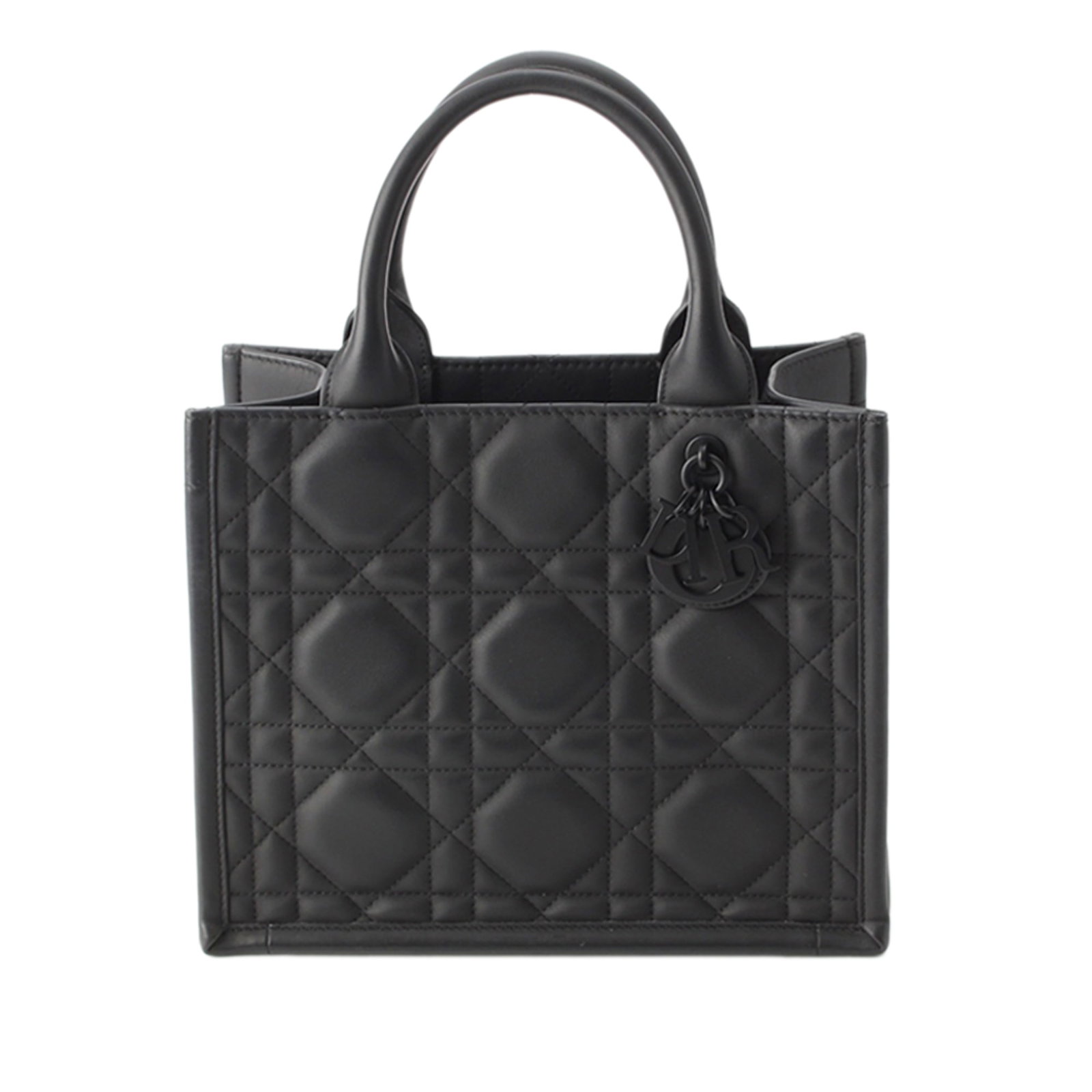Dior Book Tote Small Macrocannage Ultra Matte Calfskin Bag: Dior Book Tote Small Macrocannage Ultra Matte Calfskin Bag A Dior Small Book Tote crafted in black calfskin with Macrocannage quilting. This structured bag features rolled leather top handles, an adju
