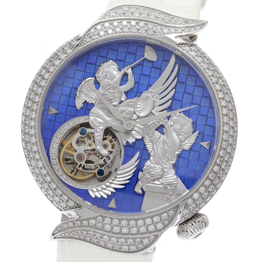 Toshyu Fukami Archangel mens automatic wristwatch diamond bezel (1 of 8)