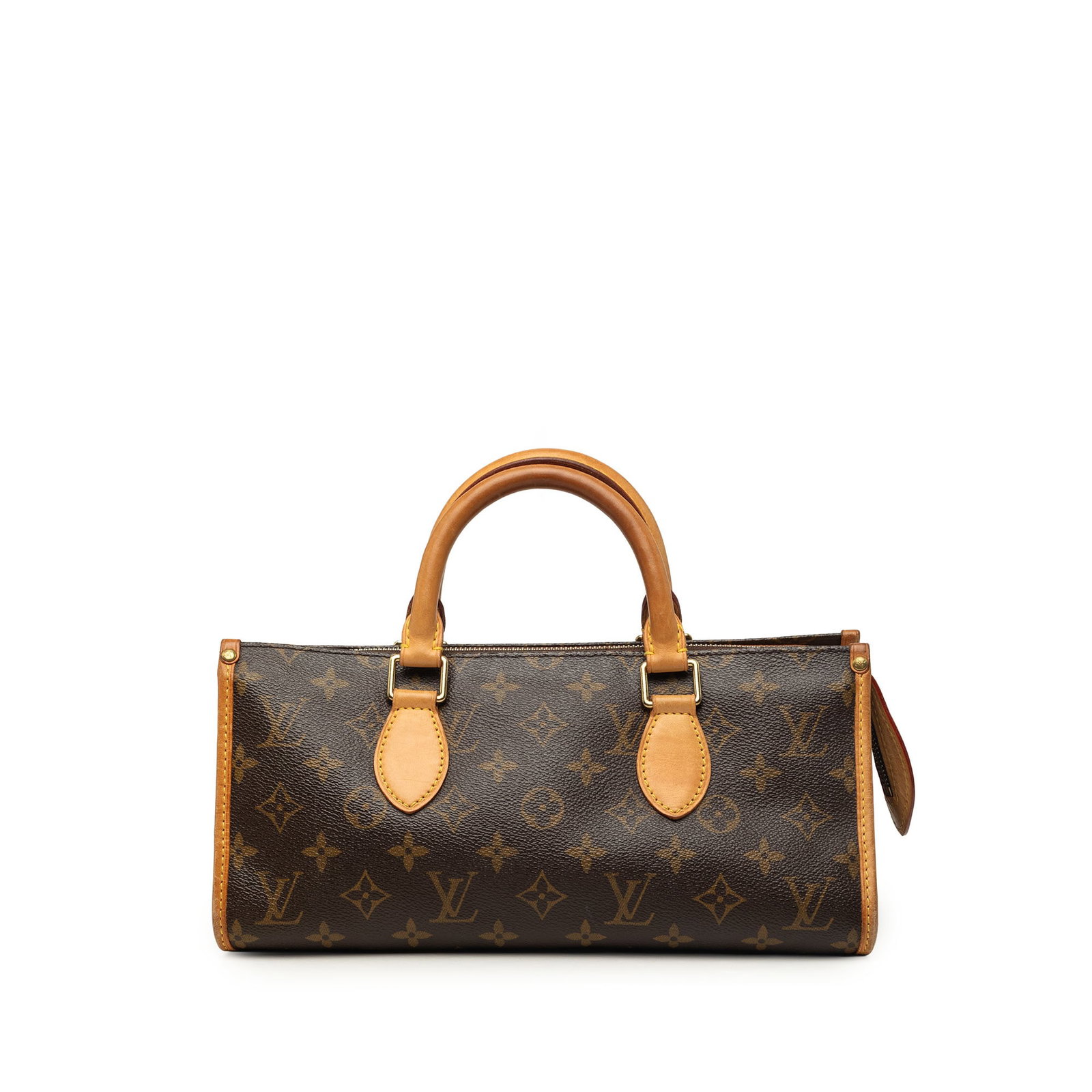 Louis Vuitton Popincourt Monogram Canvas Handbag Brown: Louis Vuitton Popincourt Monogram Canvas Handbag Brown Louis Vuitton Monogram Popincourt bag crafted with a monogram canvas body and vachetta leather trim. It features rolled vachetta leather handles,