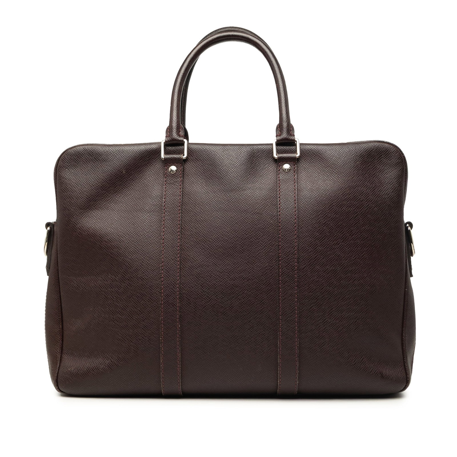 Louis Vuitton Taiga Porte Documents Voyage PM Leather Briefcase (1 of 6)