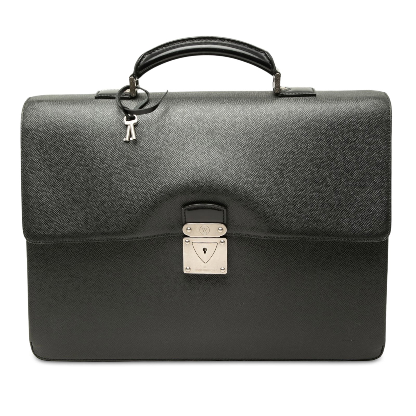 Black Taiga Leather Briefcase Louis Vuitton Robusto 1 (1 of 6)