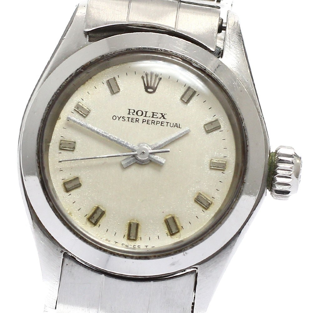 Rolex Oyster Perpetual 6618 Ladies Automatic Stainless Steel Wristwatch: Rolex Oyster Perpetual 6618 Ladies Automatic Stainless Steel Wristwatch Rolex Oyster Perpetual women's wristwatch with automatic movement. This watch-only piece features a stainless steel case and bra