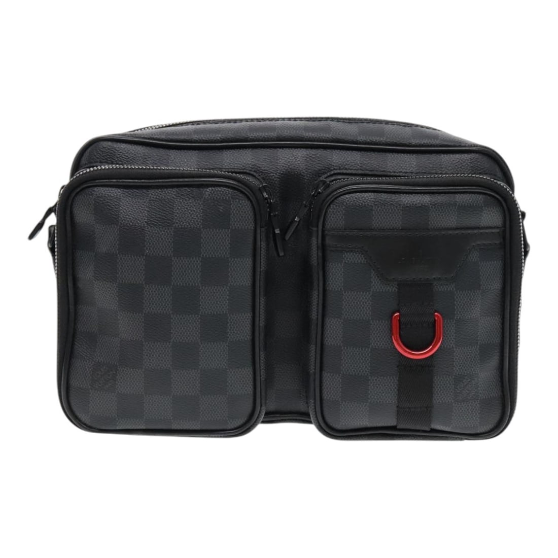 Louis Vuitton Utility Business canvas bag in gray (1 of 18)