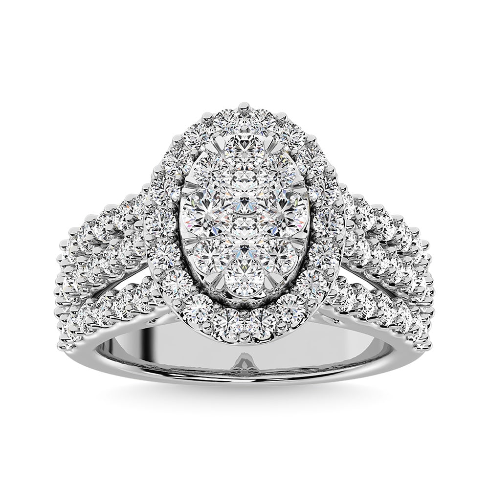 Diamond 2 Ct.Tw. Round Shape Engagement Ring in 14K White Gold (1 of 4)