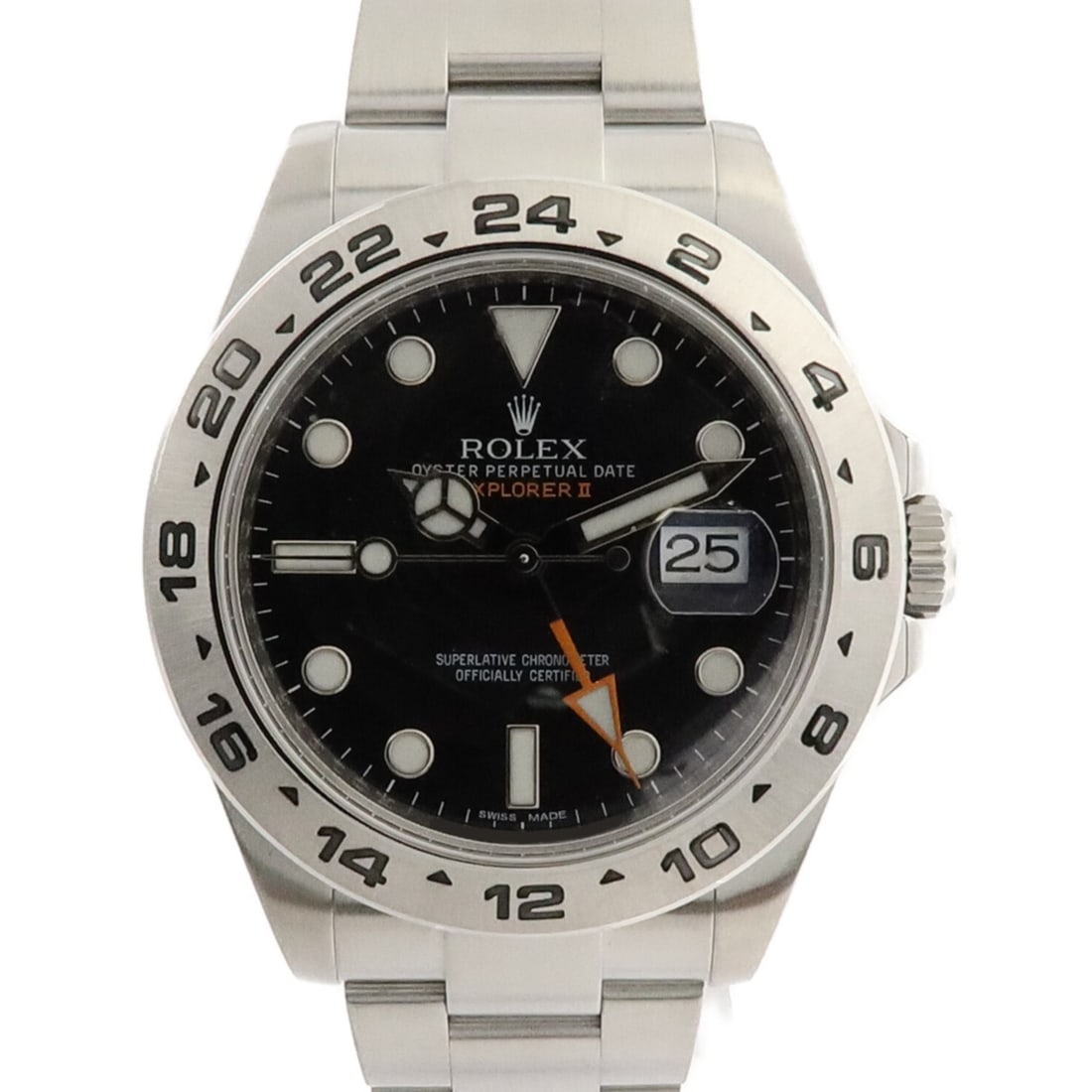 Rolex 216570 Explorer II mens automatic stainless steel wristwatch (1 of 12)